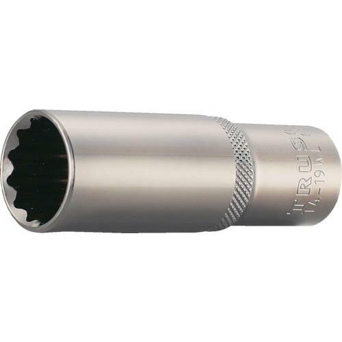 TRUSCO ディープソケット 12角タイプ 差込角12.7 対辺27mm ( T4-27WL ) ...