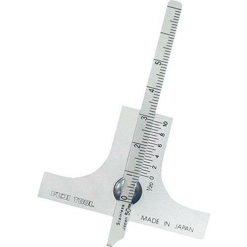 【SALE価格】フジ ミニデプスゲージ 測定範囲m ベース寸法58mm ( 50M ) フジツール(...
