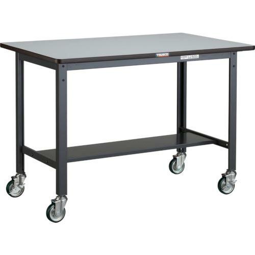 TRUSCO 中荷重作業台(250kg)AEW型 1200X750XH846 φ100ウレタンキャス...