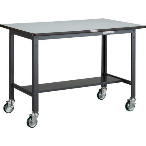 TRUSCO 中荷重作業台(250kg)AEW型 1200X750XH846 φ100ウレタンキャス...