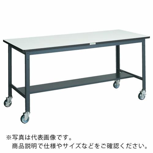 TRUSCO 中荷重作業台(250kg)AEW型 1800X900XH846 φ100ウレタンキャス...
