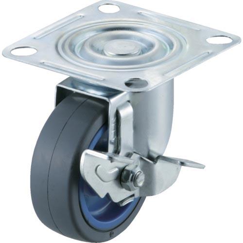 【SALE価格】ワコーパレット エアーキャスター(自在車ストッパー付) 75mm ゴム車 ( AMG...