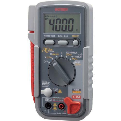 SANWA デジタルマルチメータ パソコン接続型 ( PC20 ) 三和電気計器(株)