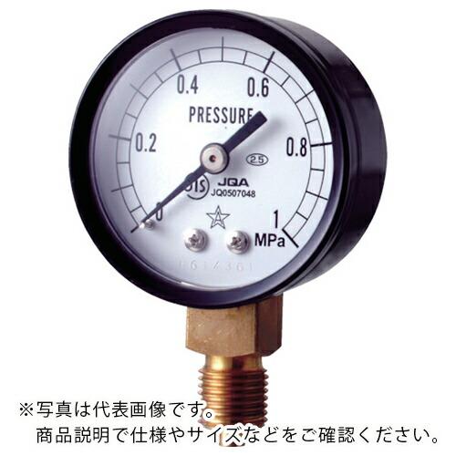 右下 ( 右下精器製造 )　スター　（圧力計）（Ａ枠立型・φ５０）　圧力レンジ０．０〜０．６０ＭＰａ...