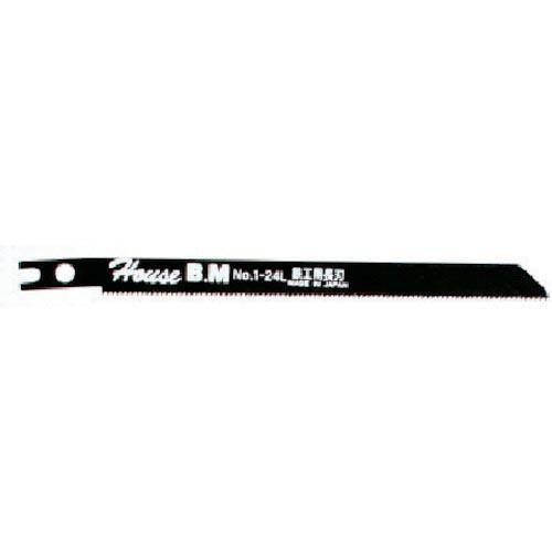 【SALE価格】ハウスB.M 兼用ジグソー替刃 10枚入り 鉄工用ロング NO1-24L ( N01...