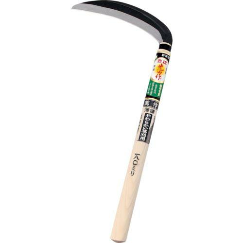 【SALE価格】豊稔 萬作 片刃薄鎌 安来鋼付180mm ( HT-0358 ) (株)豊稔企販