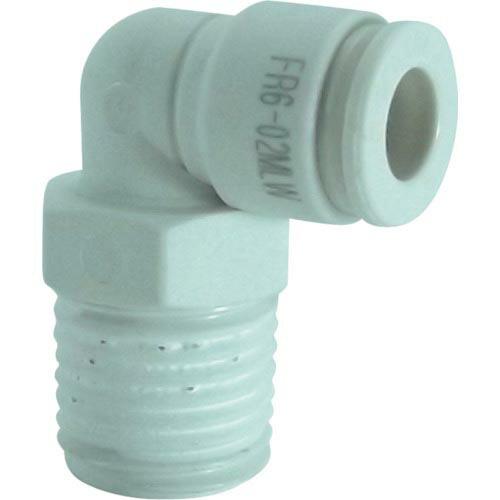 【SALE価格】チヨダ チューブ継手 ファイブ樹脂メイルエルボ W(白) 6mm・R1/4 ( FR...