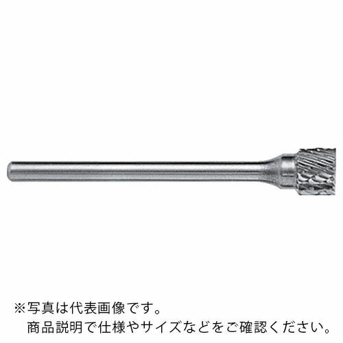スーパー スーパー超硬バー ロー付タイプ 円筒エンド刃型(シングルカット)刃径:6.3mm 刃長:4...