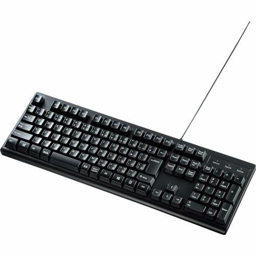 【SALE価格】SANWA 日本語109キーボード 抗菌防水防塵タイプ ( SKB-BS6BK ) ...