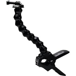 ELECOM アクションカメラ用アクセサリ マウント GoPro 汎用 グースネッククランプ型 ブラック ( AC-MBGNCP01BK )｜orangetool