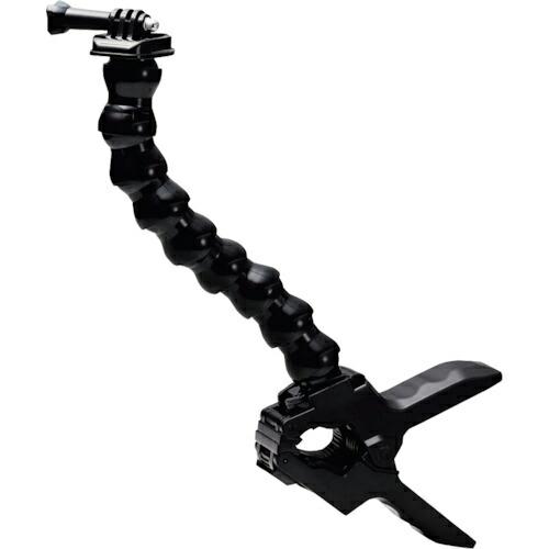 ELECOM アクションカメラ用アクセサリ マウント GoPro 汎用 グースネッククランプ型 ブラ...