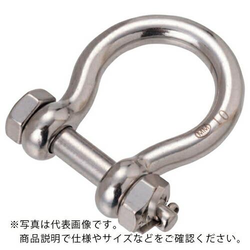水本 ステンレス オタフクボルト止めシャックル 長さ50mm 内幅20mm  ( B-2236 )