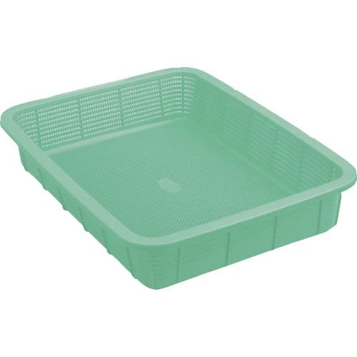 積水 角かご浅型 大 緑 ( K5412G GN )