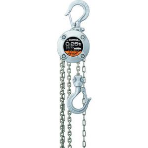 KITO キトーチェーンブロックCX 定格荷重250kg 標準揚程2.5m ( CX003 )｜orangetool