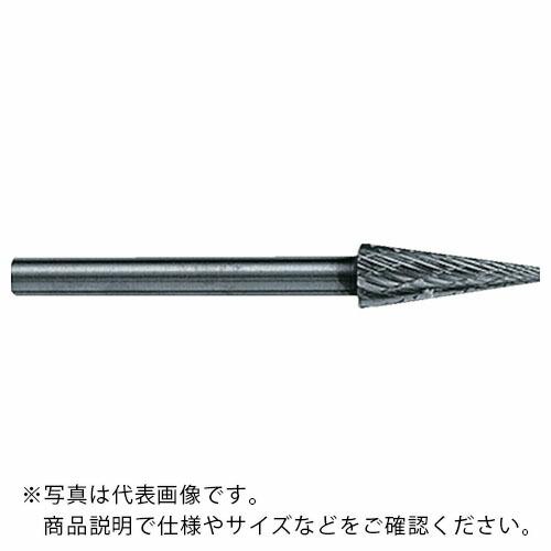 スーパー スーパー超硬バー オール超硬 円錐型(シングルカット)角度:16° 刃径:5.0mm 軸径...