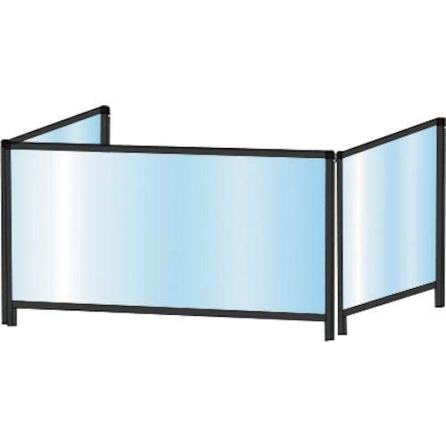 TOKISEI ブラックパーテーションスタンド三面タイプ450X900ロウ (塩ビ仕様)  ( BH...