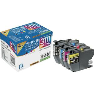 ジット ブラザー LC3111-4PK対応 ジットリサイクルインク 4色入り ( JIT-B31114P ) ジット(株)｜orangetool