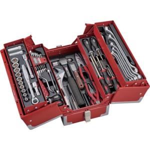 【SALE価格】TONE 整備用工具セット ツールセット(オートメカニック用) レッド 56点セット ( TSA4331 ) TONE(株)｜orangetool