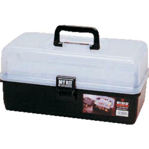 【SALE価格】IRIS 237318 小物ケース マイキット 400×220×220 ブラック (...