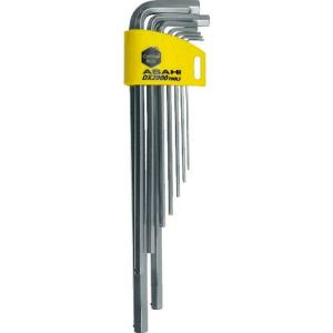 【SALE価格】ASH キャッチャーレンチロング六角棒レンチセット9本組 ( AYKS910 ) 旭金属工業(株)｜orangetool