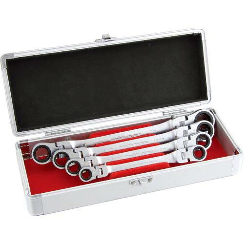 Pro-Auto ダブルフレックスロックギアレンチ4本組セット ( DFL-4S ) スエカゲツール...