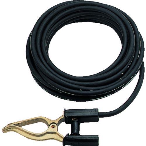 TRUSCO キャブタイヤケーブル アースクリップ丸端子付 10m ( TCT-3810KE )