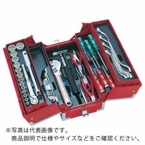 TONE 整備用工具セット ツールセット マットブラック 差込角12.7mm 53点セット ( TSS4331BK ) TONE(株)｜orangetool