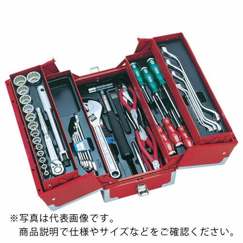 TONE 整備用工具セット ツールセット マットブラック 差込角12.7mm 53点セット ( TS...