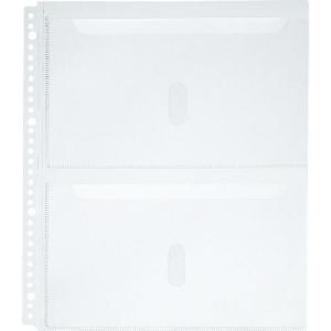 KING JIM 取扱説明書ファイル用ポケット 2段タイプ A4タテ型 4枚 30穴 ( 2630 PA )｜orangetool