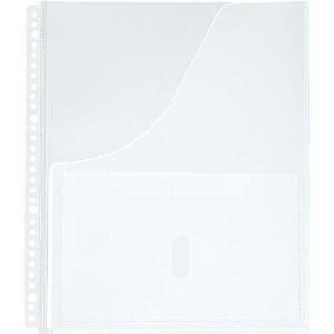 KING JIM 取扱説明書ファイル用ポケット A4タテ型 4枚 30穴 ( 2630 P )｜orangetool