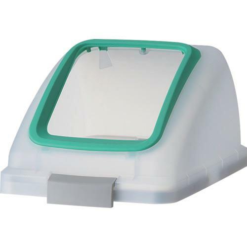 コンドル 屋内用屑入れ リサイクルトラッシュ SKL-35用 角穴蓋 緑 ( YW-176L-OP1...