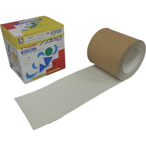 NCA ノンスリップテープ 100×5m 白 ( NSP1005 W ) (株)ノリタケコーテッドア...