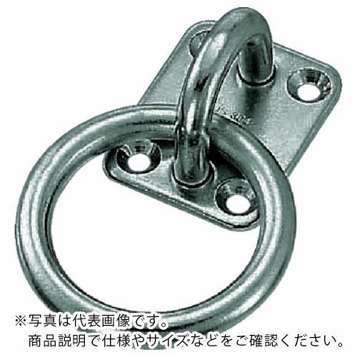 TRUSCO 丸カンプレート ステンレス製 8mm (1個=1袋) ( TMP-8 ) トラスコ中山...