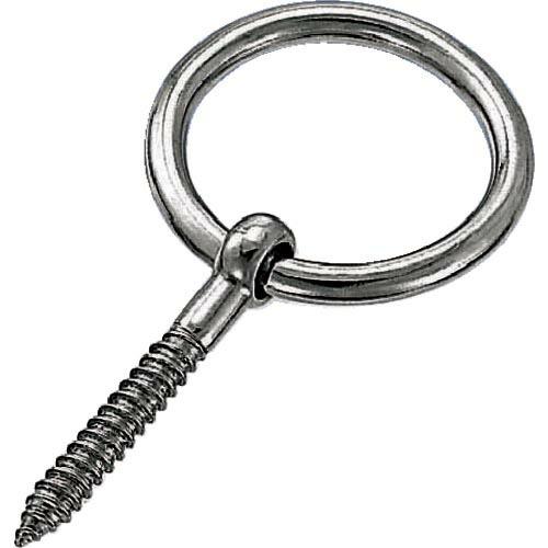 TRUSCO 丸カンスクリュー ステンレス製 5mm (1個=1袋) ( TMS-5M ) トラスコ...