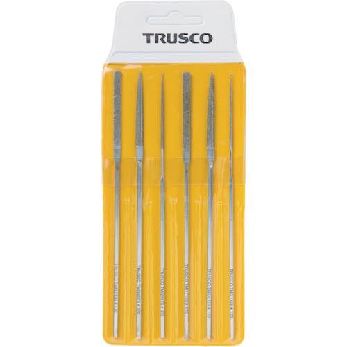 TRUSCO ダイヤモンドミニヤスリ 平・半丸・丸 6本組セット ( TMIS1 )