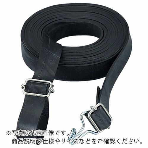TRUSCO ゴムロープ金具付 Wフックバックル付 幅20mm×長さ3.0m (10本入) ( GR...