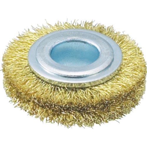 TRUSCO ホイルブラシ 32X10mm穴 真鍮線 線径0.15 ( TB-6304 ) トラスコ...