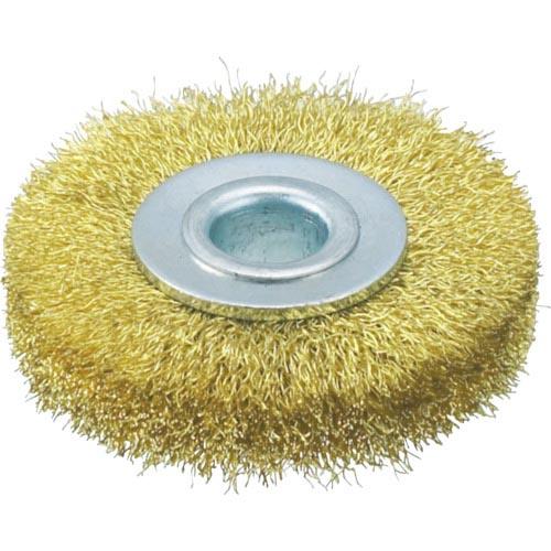 TRUSCO ホイルブラシ 50X10mm穴 真鍮線 線径0.15 ( TB-6324 ) トラスコ...