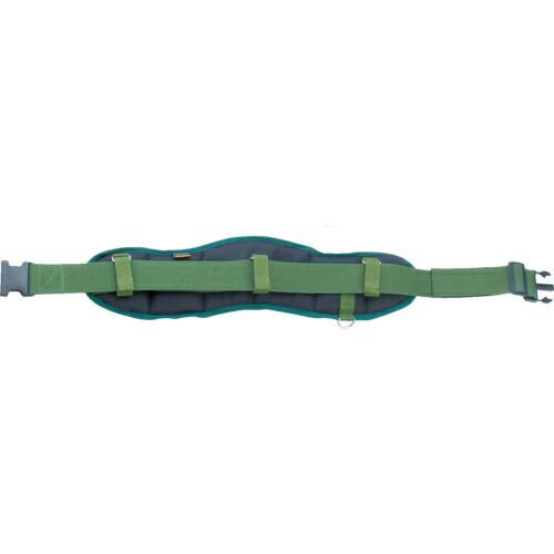 【SALE価格】TRUSCO 【売切廃番】 ウエストサポーター ワンタッチバックルベルト付 グリーン...