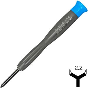 【SALE価格】サンフラッグ 携帯電話用ドライバー 3角割 Y型 ( NO17C ) (株)新亀製作所｜orangetool