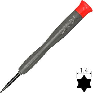 【SALE価格】サンフラッグ 携帯電話用ドライバー 星型(T-4) ( NO17D ) (株)新亀製作所｜orangetool