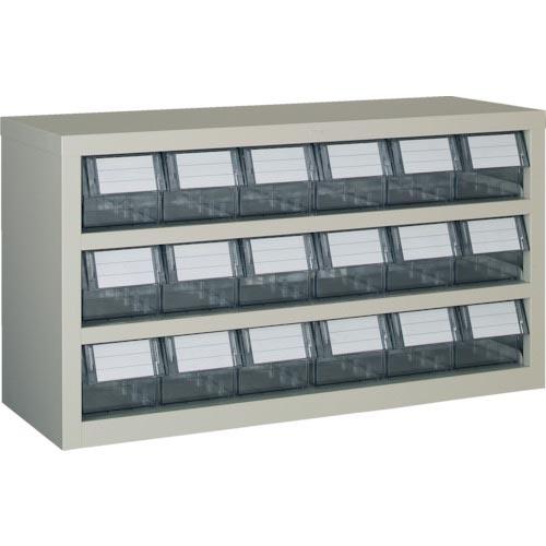 TRUSCO パーツケース 横型バンラックケースM型 854X307XH468 3段6列 ( TM-...