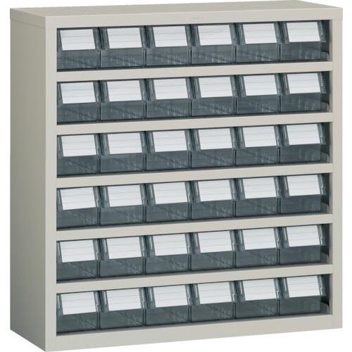 TRUSCO パーツケース 横型バンラックケースM型 854X307XH890 6列6段 ( TM-...