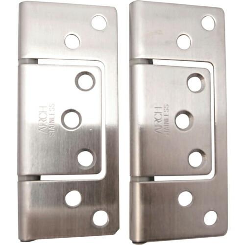 WAKI ステンフラッシュ丁番  89MM ヘアーライン 2個入り  ( BH-368 )