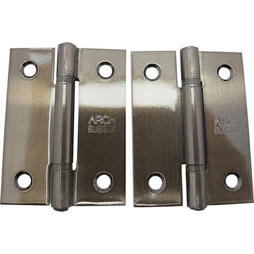 WAKI ステン厚口丁番  51MM アンバー 2個入り  ( BH-349 )