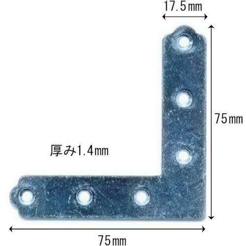 WAKI ユニクロ隅金 平横  75  ( BK-006 )