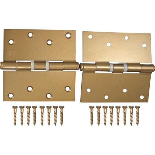 WAKI カラー義星丁番  102mm ゴールド 2個入り  ( VF-026 )