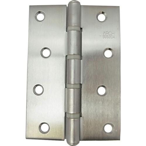 WAKI ステン厚口丁番  102MM ヘア-ライン  ( BK-484 )