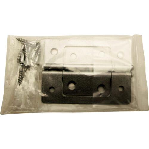 WAKI フラッシュ丁番  64MM シルバー 2個入り  ( BH-451 )