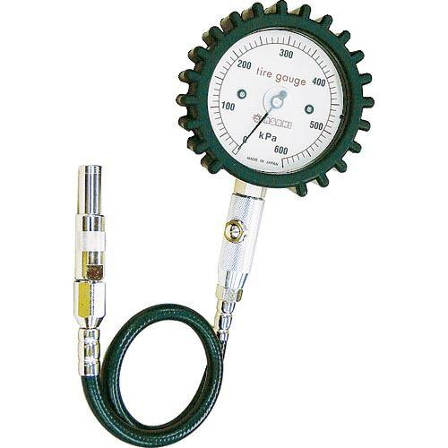 ハッコウ タイヤゲージ ぬきボタルゲージ (測定・減圧用)乗用車・バン用 (AD-206)